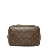 ルイ ヴィトン モノグラム トゥルース トワレット23 セカンドバッグ クラッチバッグ M47524 ブラウン PVC レザー レディース LOUIS VUITTON 【中古】